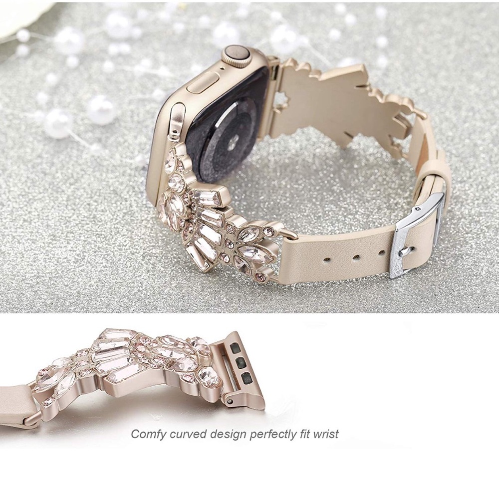 Beautiful Bejeweled Apple Watch band